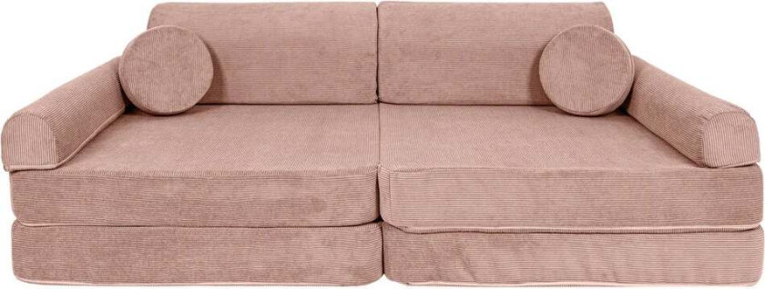 Meowbaby Slimcord Sofa, Rosa - Sittemøbler - 100% Polyester