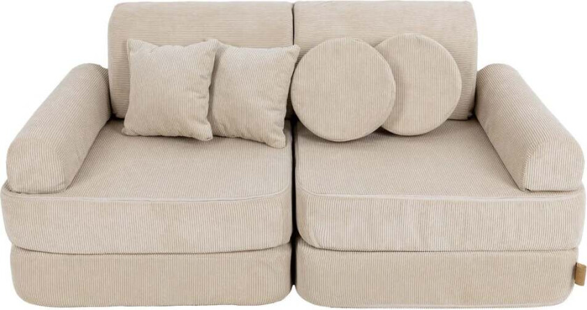 Meowbaby Pocket Sofa, Ecru - Sittemøbler - 100% Polyester