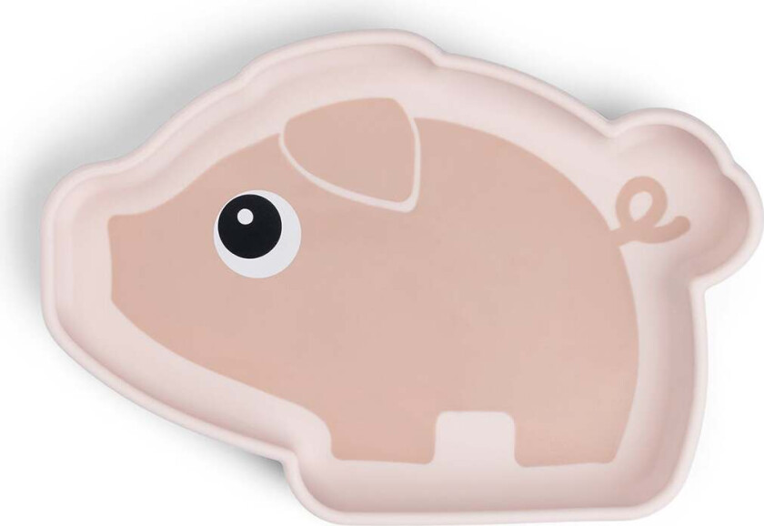 Stick & Stay Silikontallerken, Pigee Powder - Tåteflasker & Tilbehør - Silikon