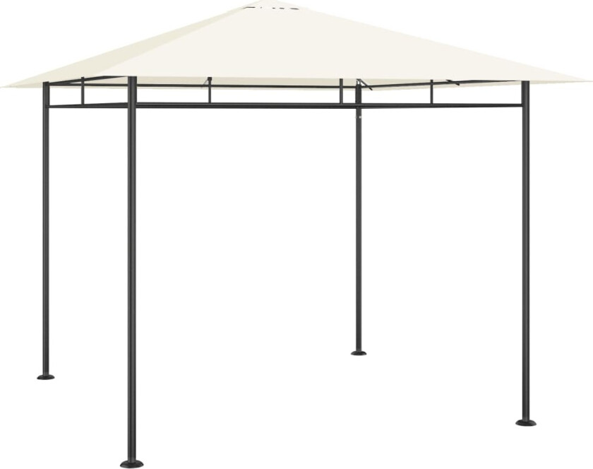 Paviljong 3x3x2,7 m kremhvit 180 g/m²