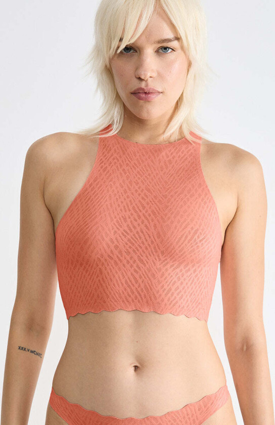 Zero Feel Bliss Crop topp, oransje, Størrelse: S, Kvinner