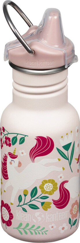 Kid Classic Narrow Sippy drikkeflaske med tut 355 ml, leaping unicorns