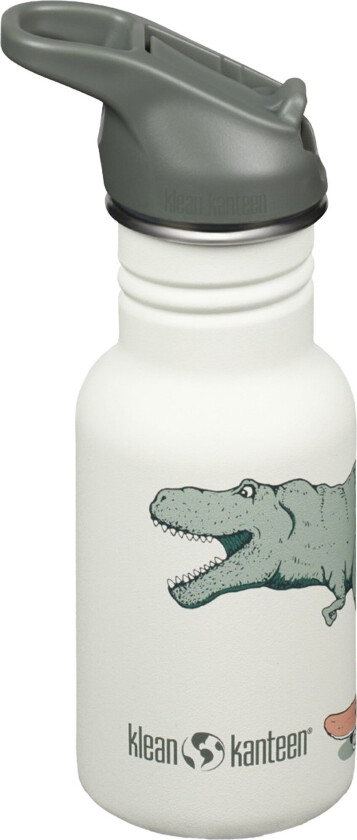 Kid Classic Narrow Flip drikkeflaske 355 ml, dino skate