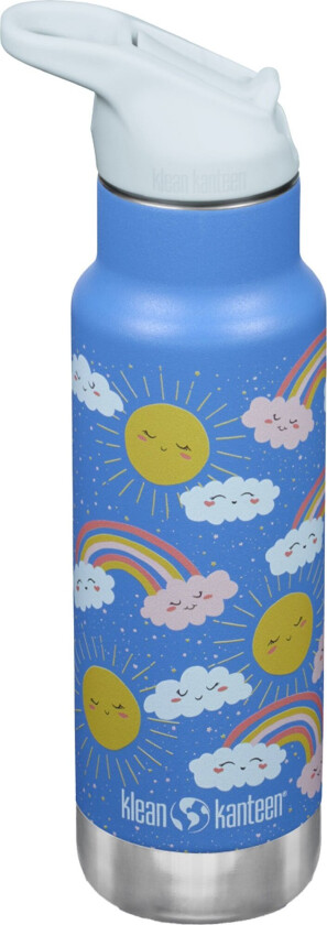 Kid Narrow Flip Sport drikkeflaske 355 ml, rainbows