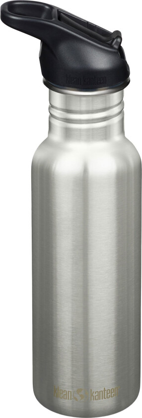 Classic Narrow Flip Sport drikkeflaske 532 ml, børstet stål