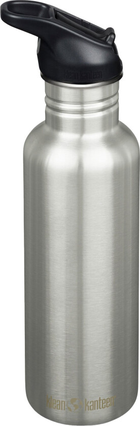 Classic Flip Seal Sport drikkeflaske 800 ml, børstet stål