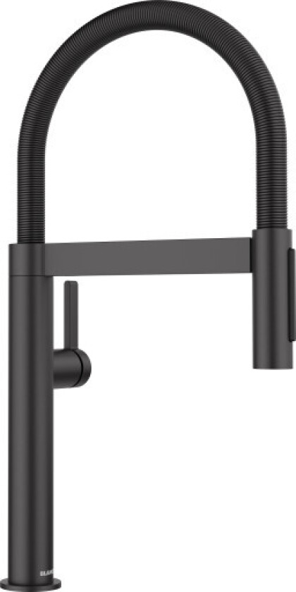 BLANCO culina-s ii kjøkkenkran med uttrekkbar dusj sort matt