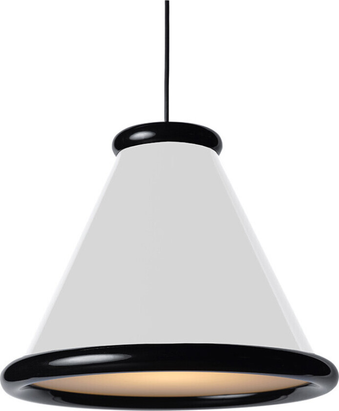 Belle Pendel Ø36 Glossy White/Glossy Black