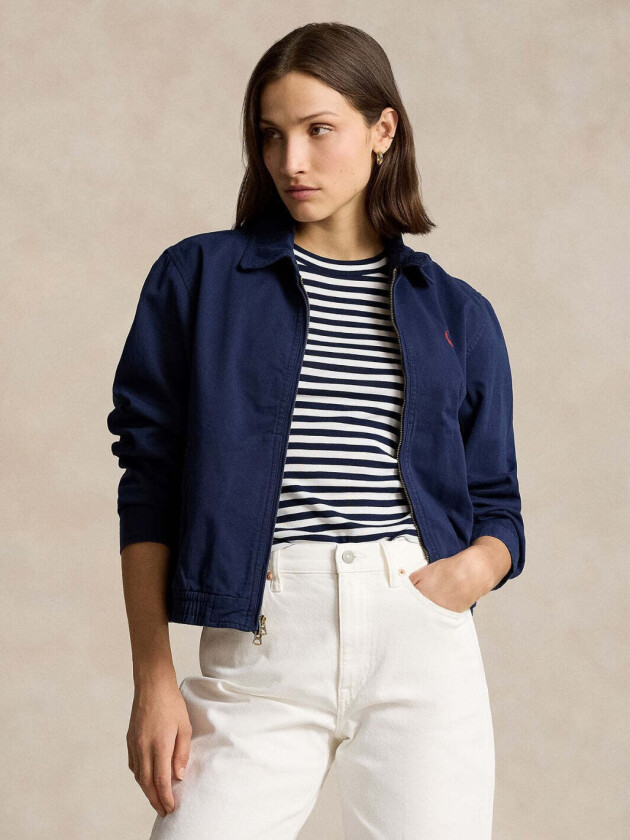 COTTON TWILL JACKET Marine, L