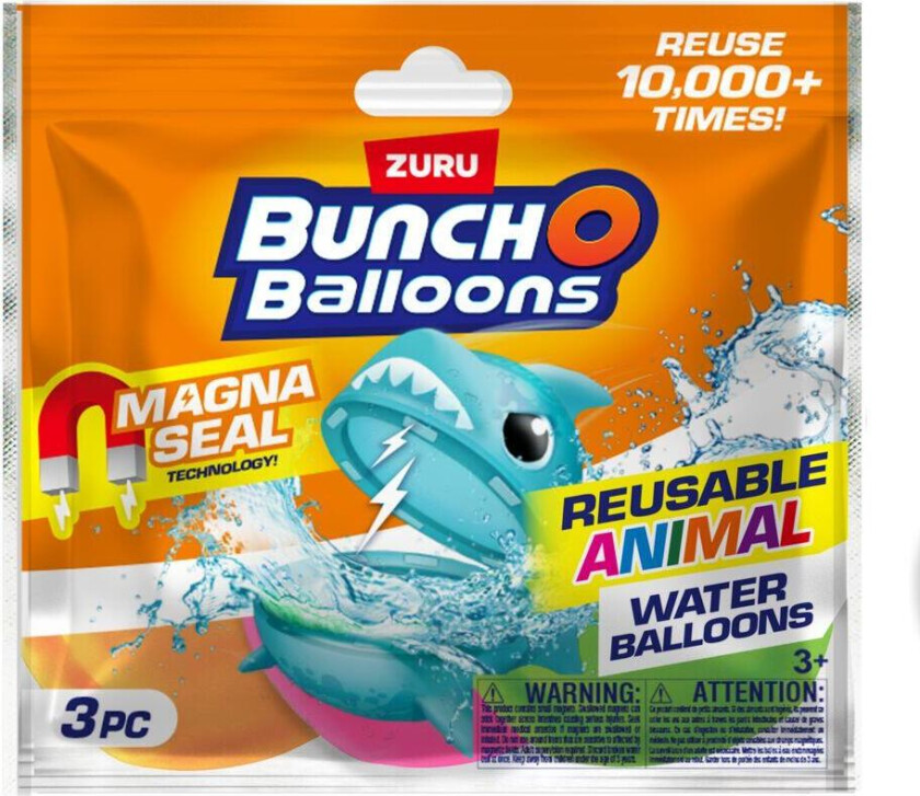 Animal Water Balloons 3pc (56713UQ1)