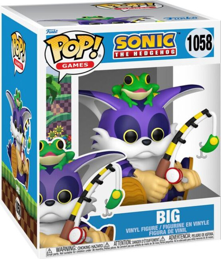 Big the Cat with Froggy (Super Pop!) Vinylfigur 1058 - Funko Pop! - Funko Shop Europe