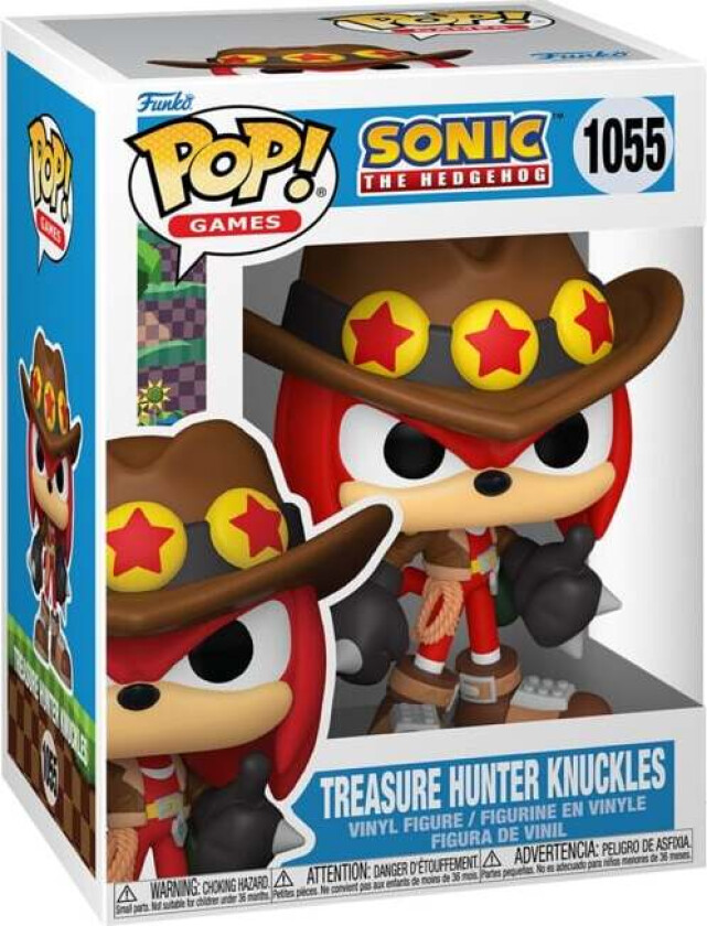 Treasure Hunter Knuckles Vinylfigur 1055 - Funko Pop! - Funko Shop Europe