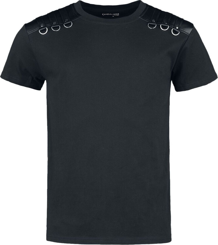 Goth T-skjorte - T-skjorte med stropper på skuldrene - S til 5XL - Herrer - svart