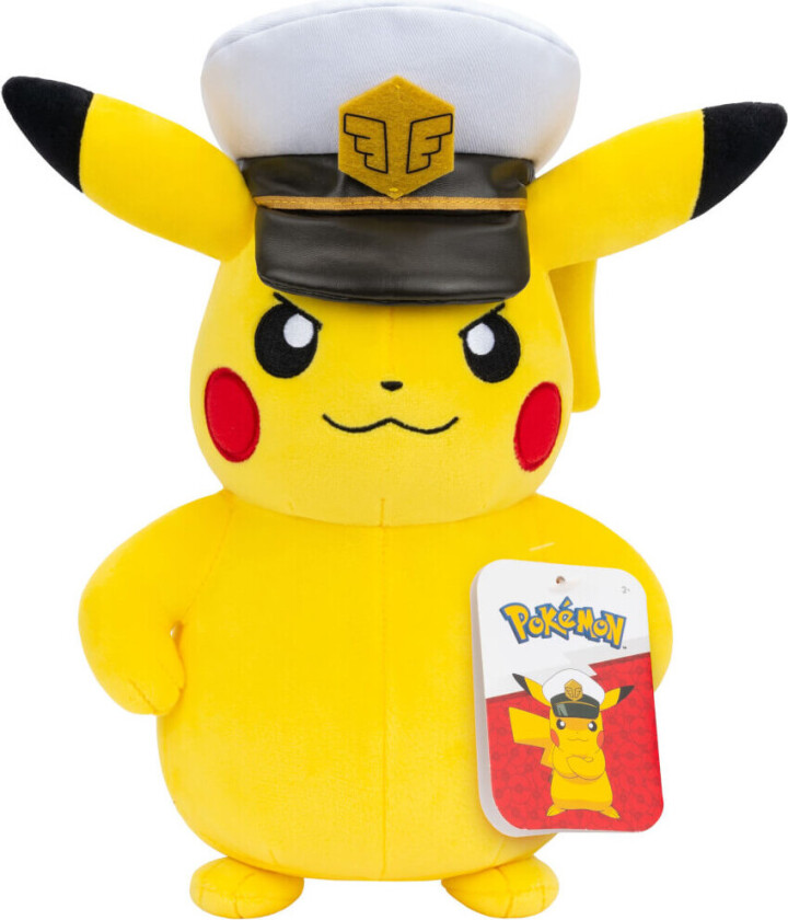 Captain Pikachu Plush 20 cm - (PKW4295)