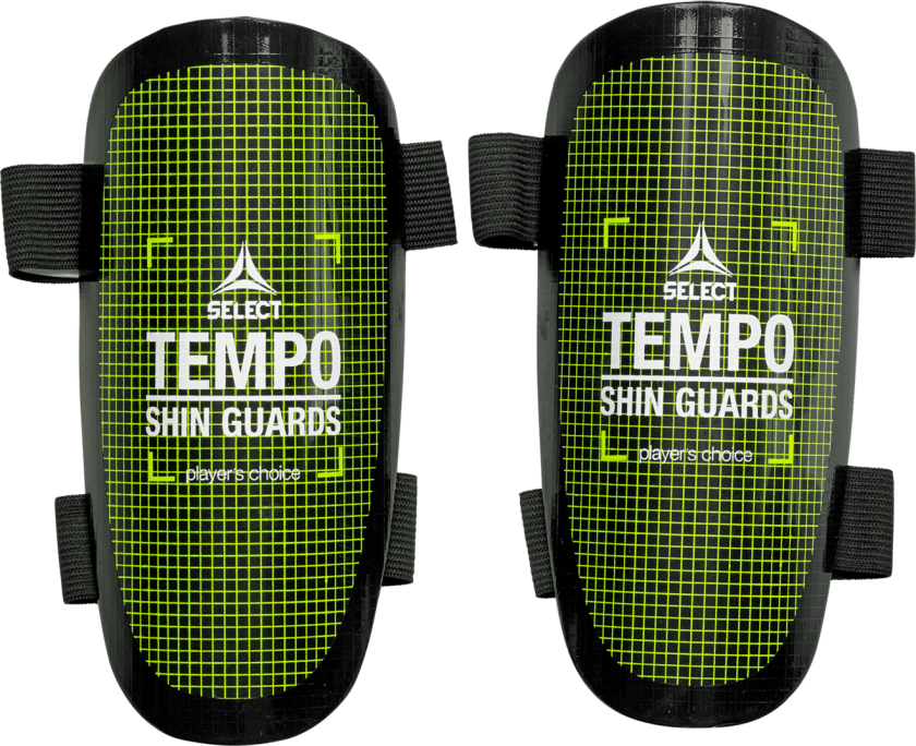 Select Shin Guard Tempo V25, leggskinn, unisex BLACK/GREEN