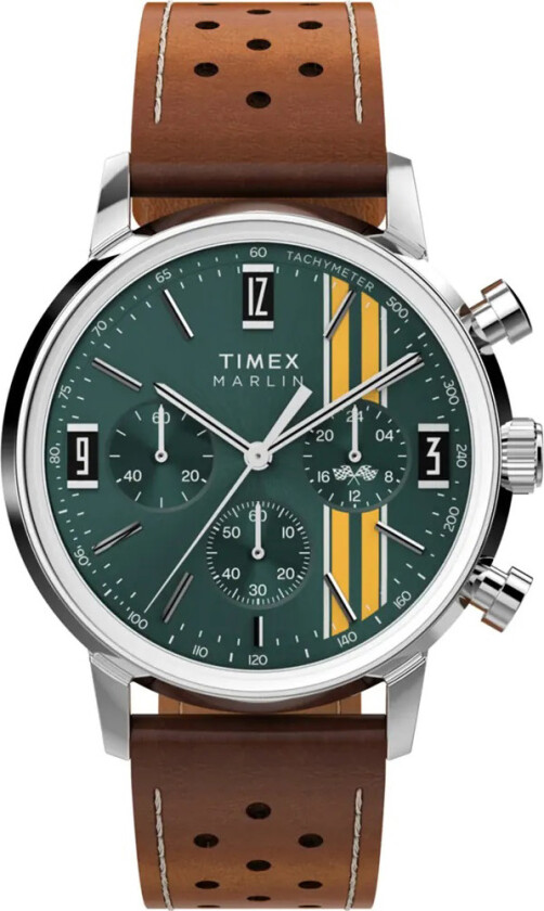 Marlin Chronograph TW2W99100 - Kvarts - Sølv - Herreklokker - Skinn - Akryl