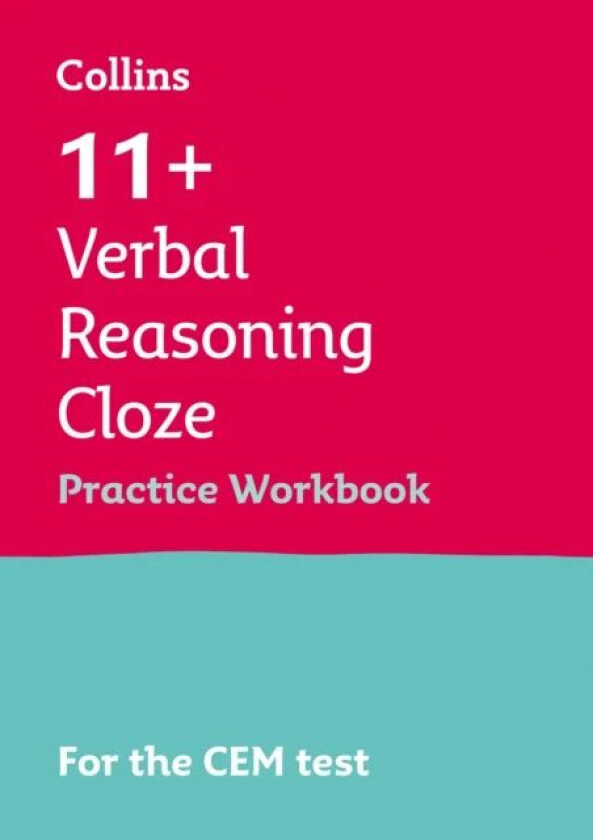 11+ Verbal Reasoning Cloze Practice Workbook av Collins 11+