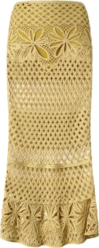 Pinko, Dame, Skjørt, Gul, S