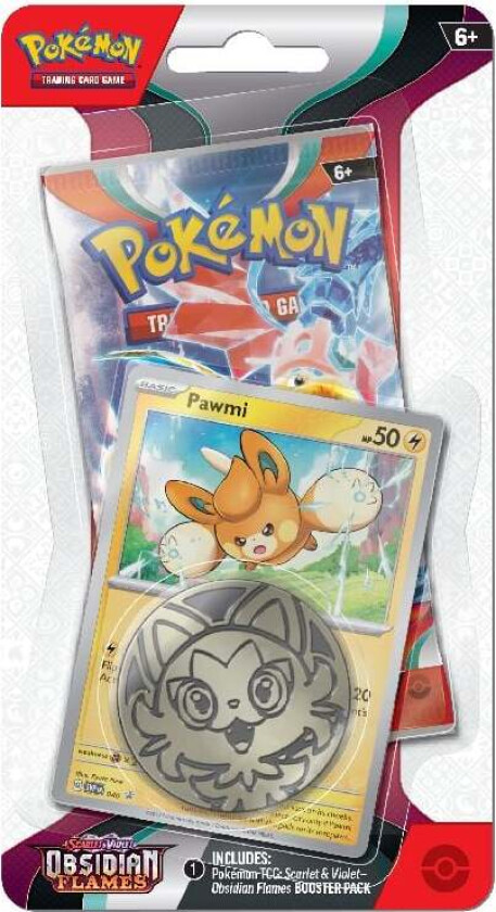 Pokemon Scarlet&Violet– Obsidian Flames - Checklane Blister (POK85519)