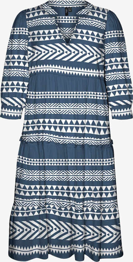 Kjole vmcDicthe 3/4 Calf Dress - Blå