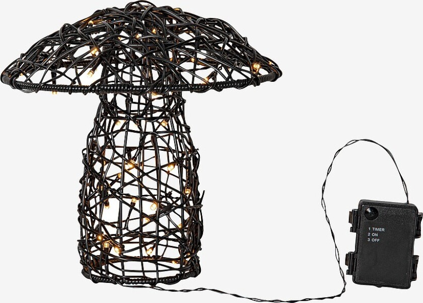 Utendørs dekorasjon Otto 25cm - Svart