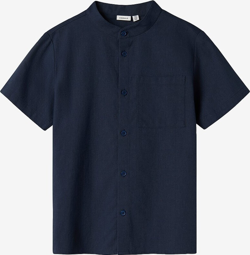 Skjorte nkmFalinnen SS Shirt - Blå