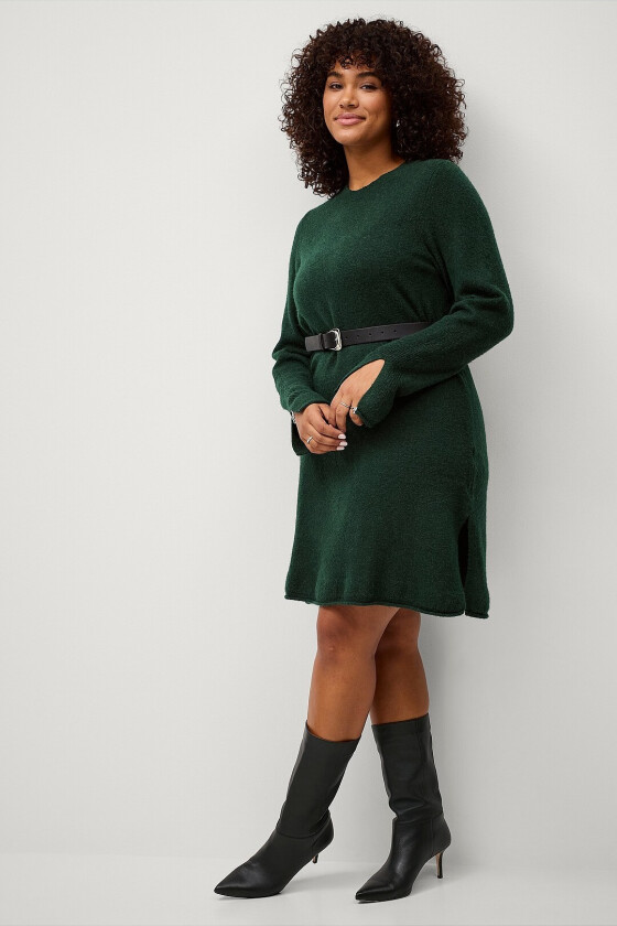 Kjole cAvista L/s Blk Dress - Grønn