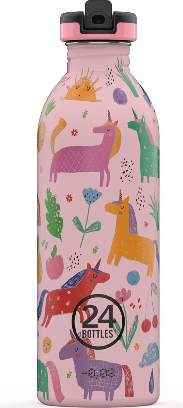 24 Bottles - Kids Collection - Urban Bottle 500 ml w. Sports Lid - Magic Friends (24B914)