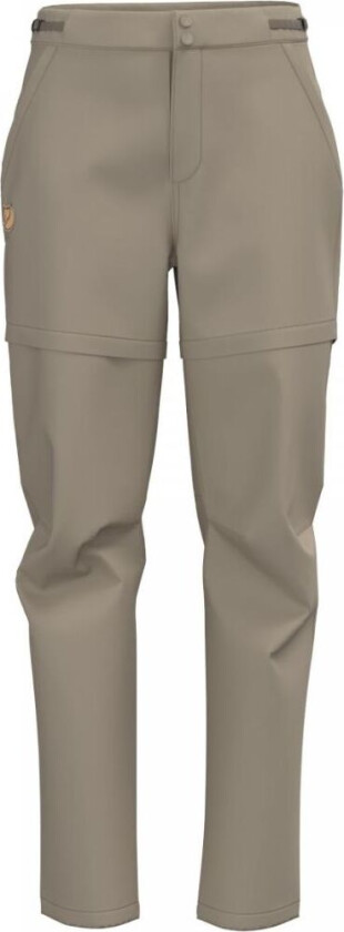 Abisko Hike Zip-Off Trs W Dame, 118 Fossil, 38