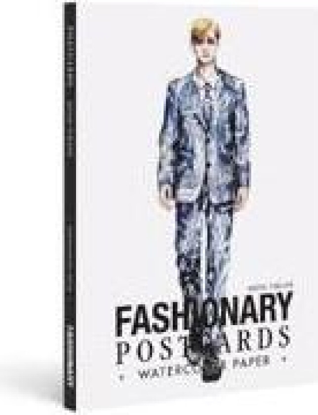 Fashionary Watercolor Postcards (Mens Figure Templates)