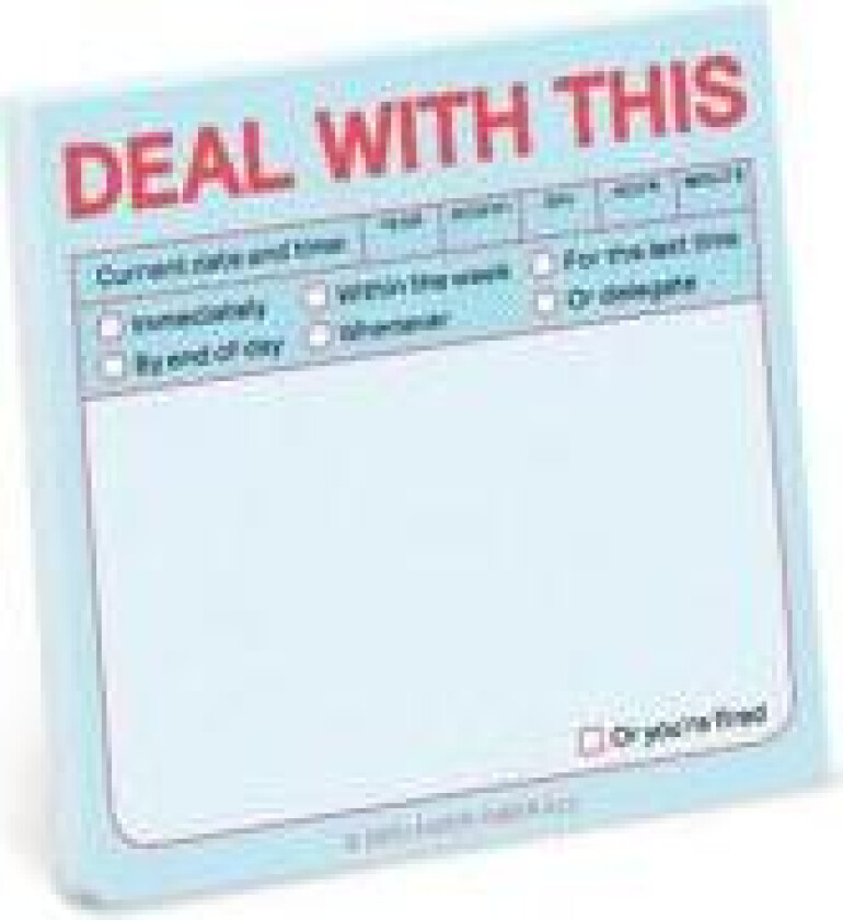 Deal with This Sticky Note (Pastel Edition)