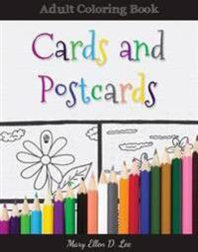 Cards and Postcards: Adult Coloring Book