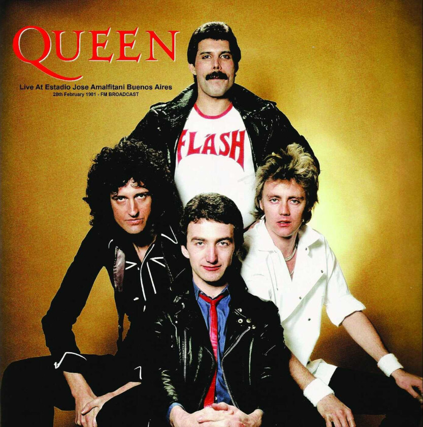 Queen Live At Estadio Jose Amalfitani Buenos Aires 28th February 1981 FM Broadcast LP/Vinyl
