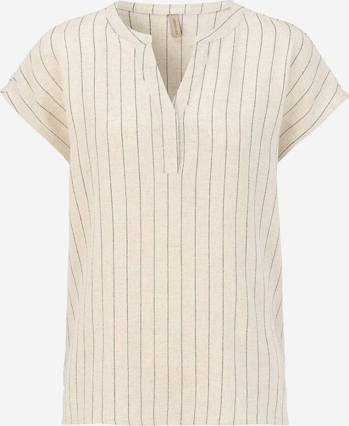 Bluse i linmiks
