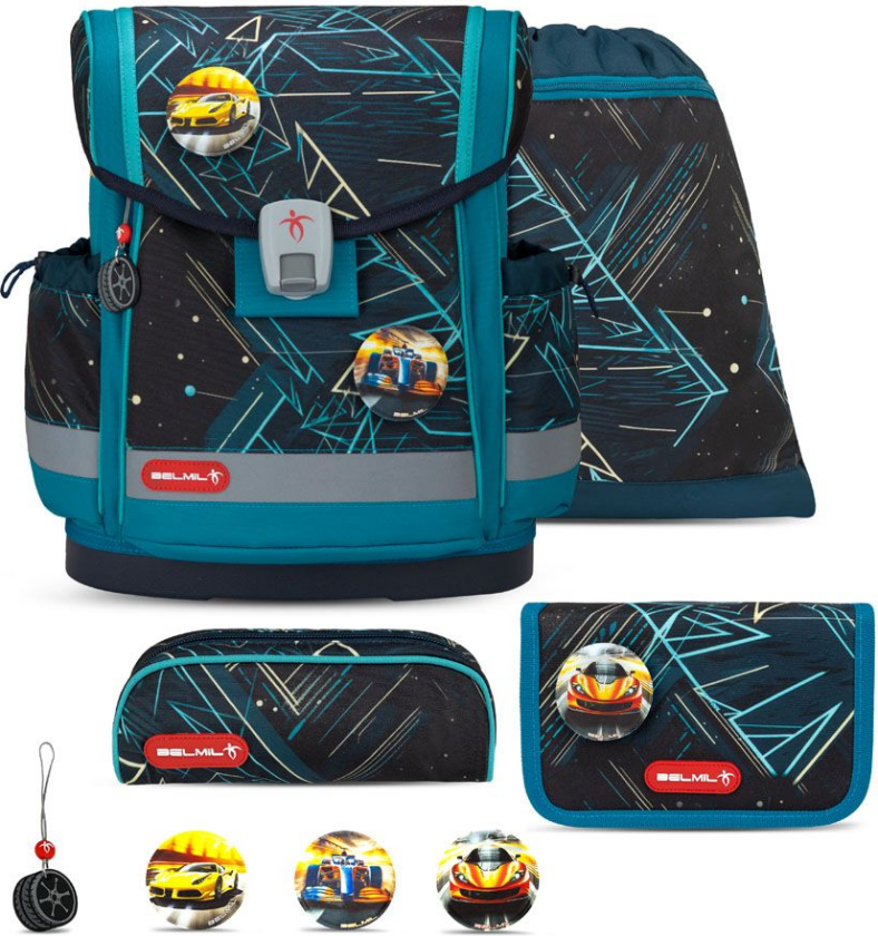 Skolesekk med 5 deler Belmil skolesekker 879860