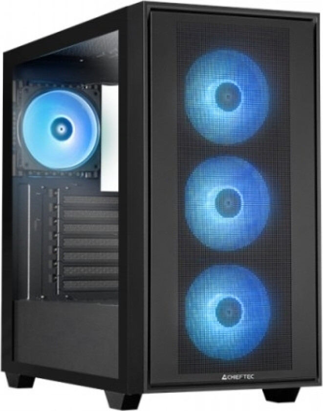 Gs-03B-Op, Midi Tower, Pc, Svart, Atx, Eatx, Micro Atx, Mini-Itx, Spela, Multi