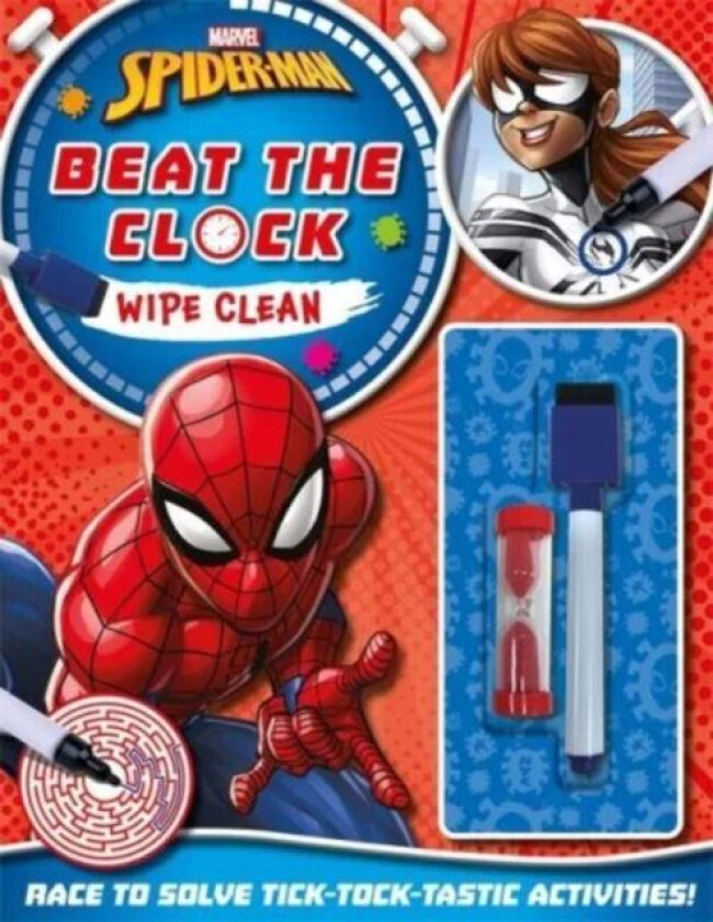 Marvel Spider-Man: Beat the Clock Wipe Clean av Marvel Entertainment International Ltd