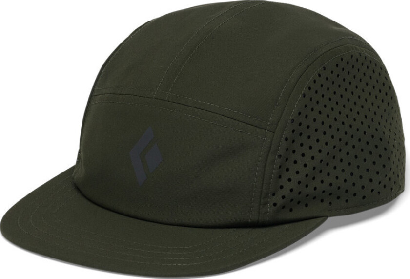 5-Panel Synthetic Cap Dark Moss-anthracite Icon Logo