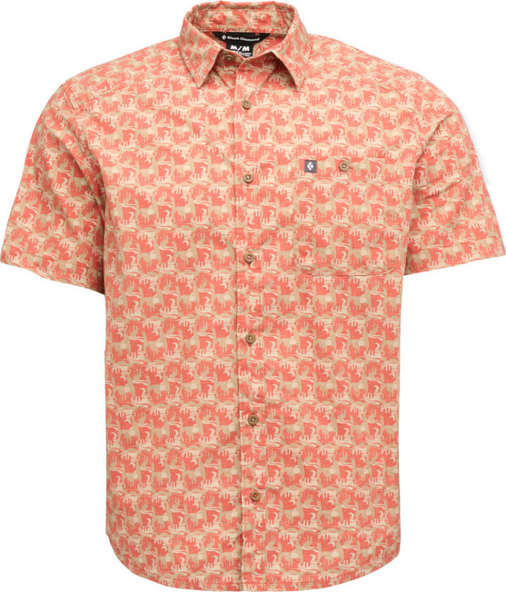 Men's Wingate Short Sleeve Shirt Burnt Sienna Desert Tower