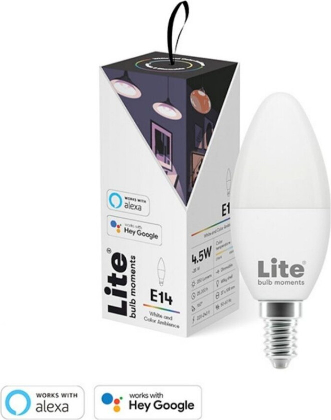 Lite bulb moments - white&color ambience (RGB) E14 bulb - Single Pack