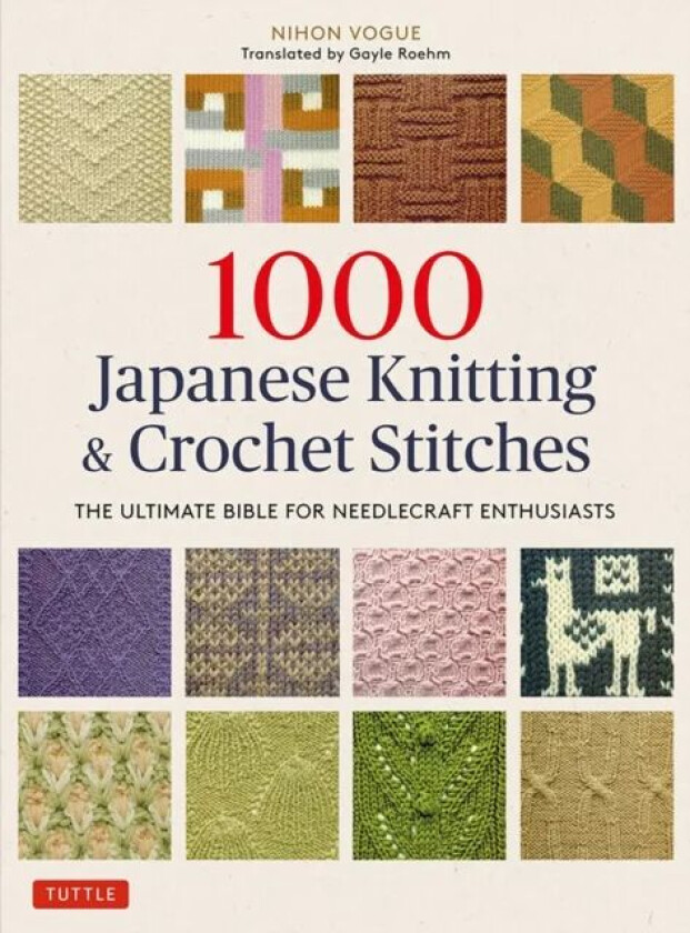1000 Japanese Knitting & Crochet Stitches av Nihon Vogue