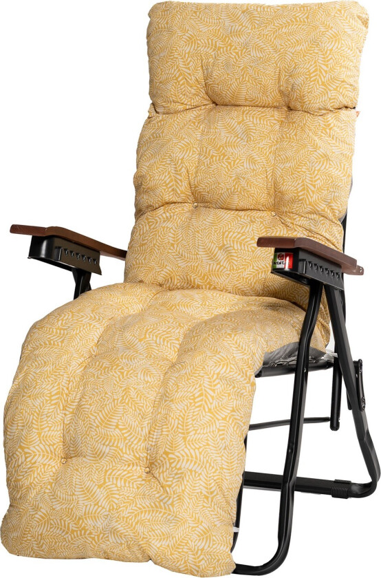 Tourra Baden Baden Stol med Pute - Svart/Gul