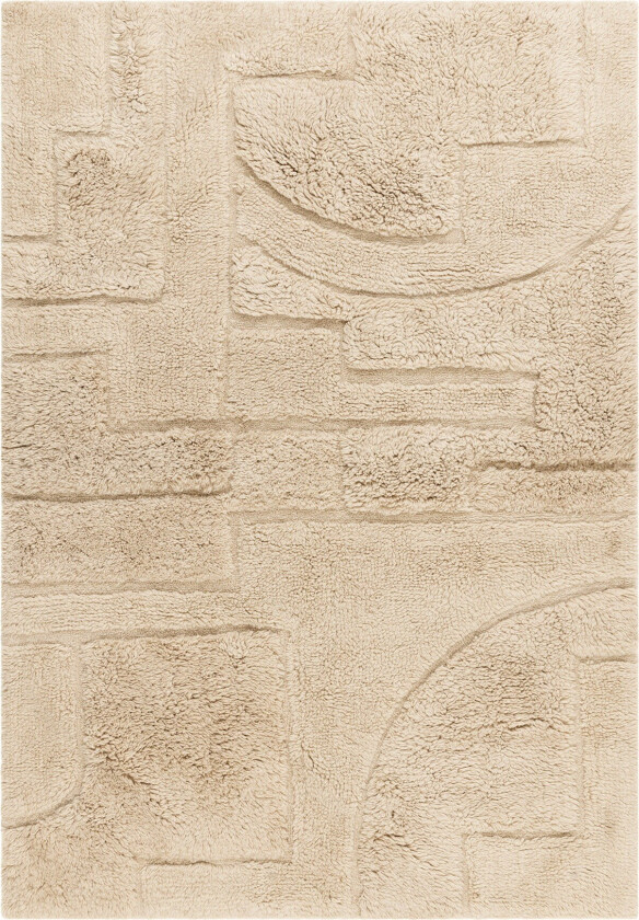 Pure Ullteppe 240x340 cm Rektangulær - Beige
