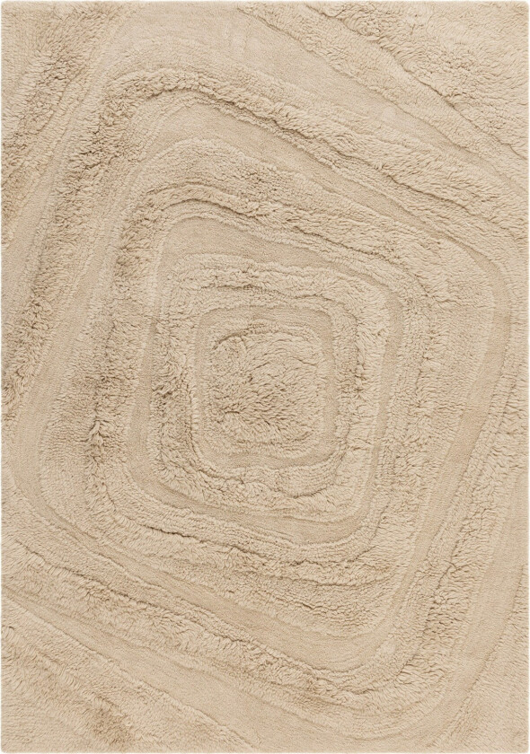 Pure Ullteppe 170x240 cm Rektangulær - Beige