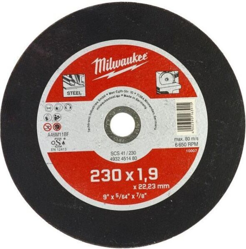 SCS 41 Contractor Kappeskive 230x1,9 mm