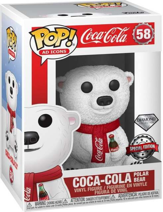 Ad Icons - Polar Bear (Diamond Glitter) Vinyl Figur 58 - Funko Pop! - Funko Shop Europe