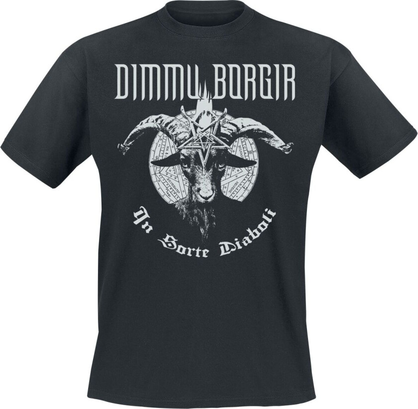 T-skjorte - In sorte diaboli - S til 3XL - Herrer - svart