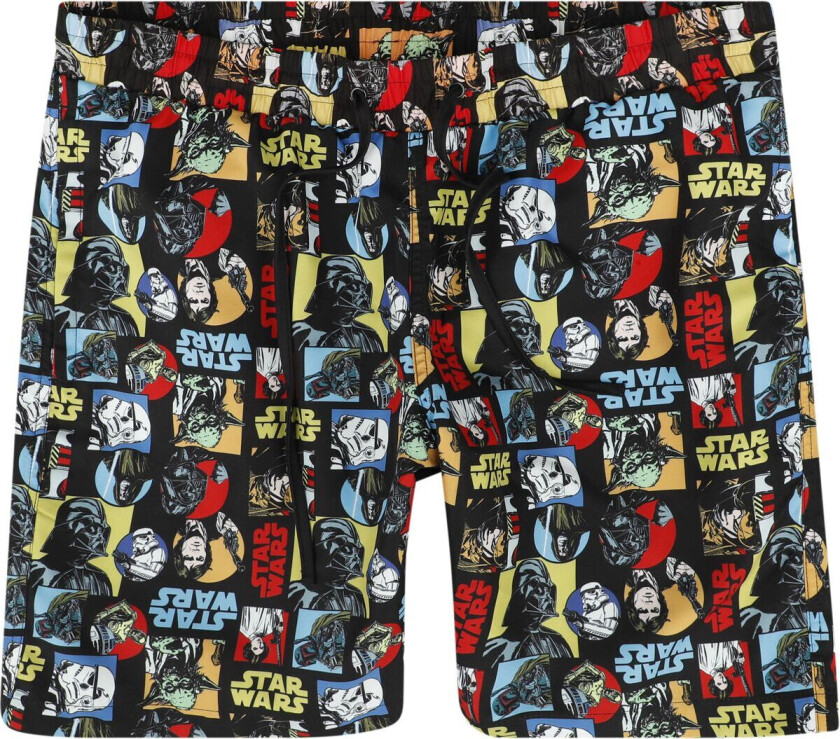 Disney Badeshorts - Comic - S til XXL - Herrer - flerfarget