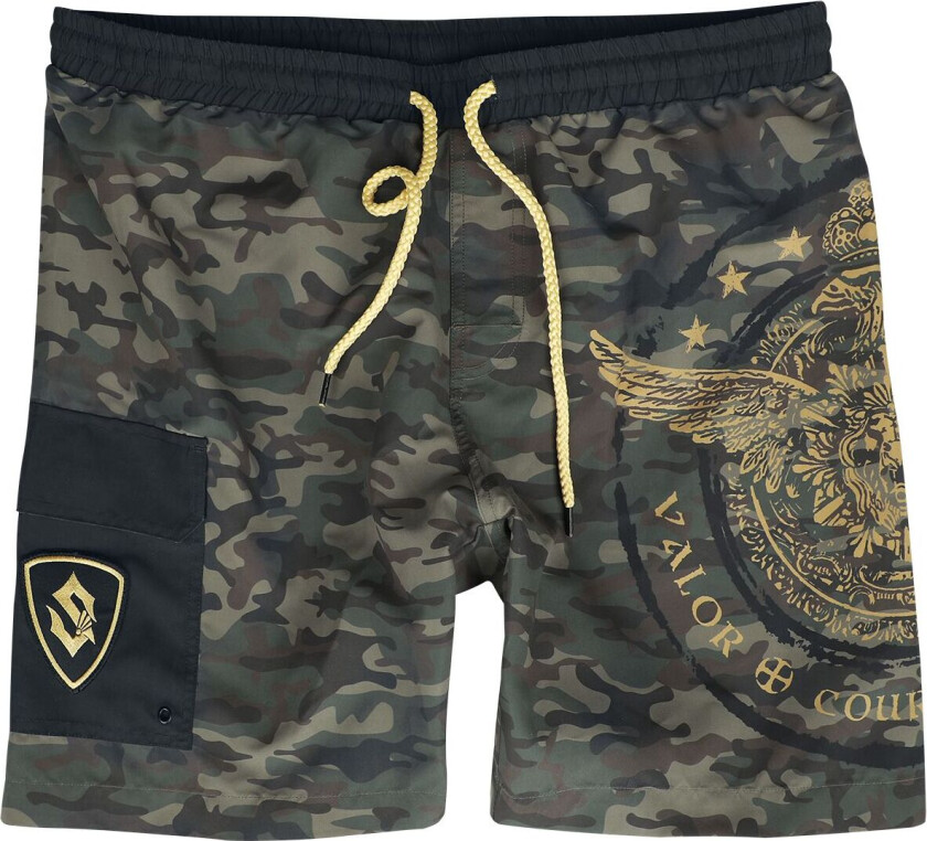 Badeshorts - EMP Signature Collection - M til 3XL - Herrer - flerfarget