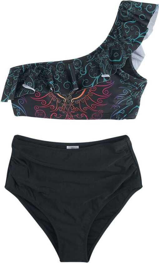 Bikinisett - Phoenix - L til XXL - Damer - svart